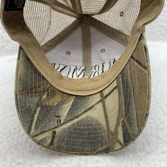 Eagle Crest Army Camo Snapback Hat Mens OSFM Mesh Dad Cap‎ Hunting Outdoors - Picture 5 of 7